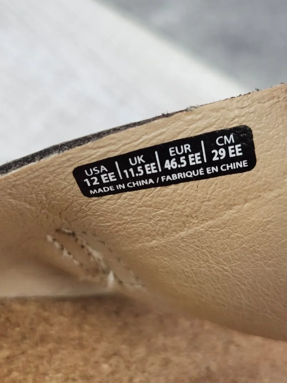 Revitalign Paxton Men 12EE (EU46.5EE) Orthotic Leather Slide Sandal Paxton Slide